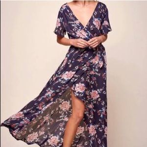 Reposh! Floral Wrap Maxi Dress! NWOT!